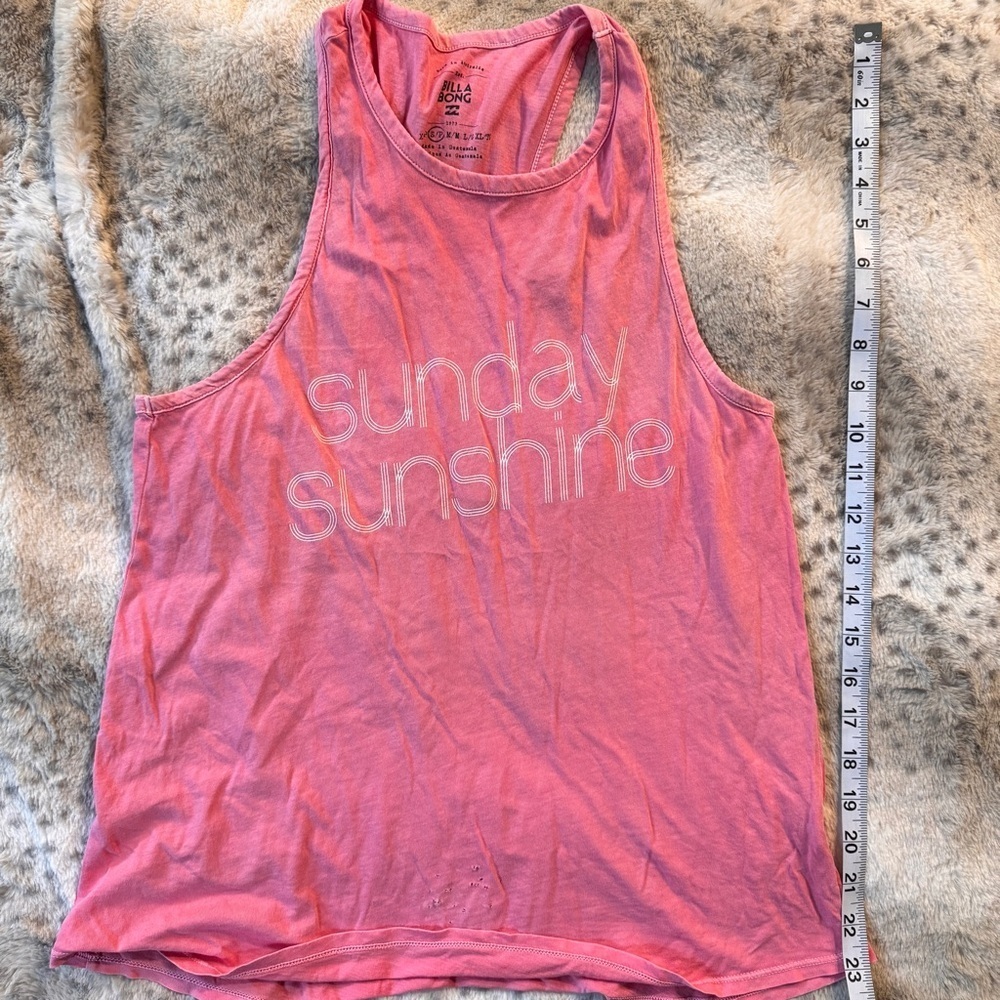 Billabong Drapey Light Weight Tank Top - Vintage - Size Small - Picture 3 of 9